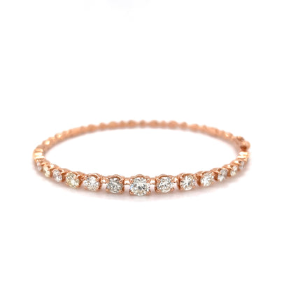 Graduating Diamond Bangle