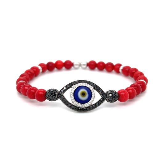 Evil Eye Beaded Bracelet