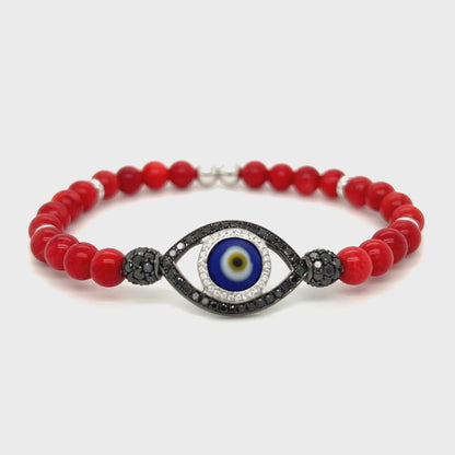 Evil Eye Beaded Bracelet